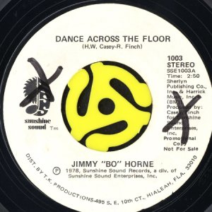 画像2: JIMMY BO HORNE / DANCE ACROSS THE FLOOR (45's) (WHITE PROMO) (2)