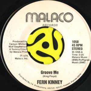 画像1: FERN KINNEY / GROOVE ME b/w LET'S KEEP IT RIGHT THERE (45's) (1)