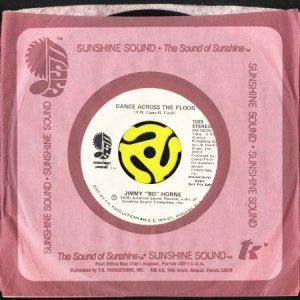 画像3: JIMMY BO HORNE / DANCE ACROSS THE FLOOR (45's) (WHITE PROMO) (3)