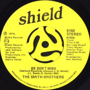 画像1: THE SMITH BROTHERS / WE DON'T MIND b/w LET ME TAKE CARE OF YOUR HEART (45's) (1)
