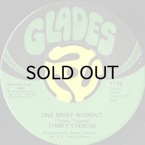画像1: TIMMY THOMAS / ONE BRIEF MOMENT b/w RIO GIRL (45's) (1)