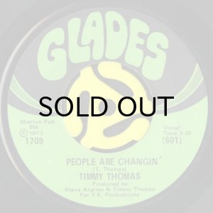 画像1: TIMMY THOMAS / PEOPLE ARE CHANGIN' b/w RAINBOW POWER (45's) (1)