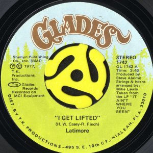 画像1: LATIMORE / I GET LIFTED b/w ALL THE WAY LOVER (45's) (1)