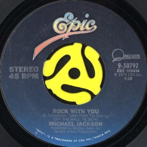 画像1: MICHAEL JACKSON / ROCK WITH YOU (45's) (1)