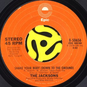 画像1: THE JACKSONS / SHAKE YOUR BODY b/w THAT'S WHAT YOU GET (45's) (1)