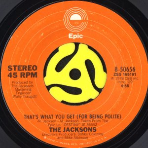 画像2: THE JACKSONS / SHAKE YOUR BODY b/w THAT'S WHAT YOU GET (45's) (2)