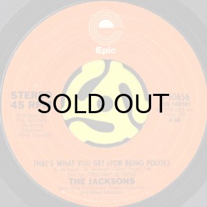 画像2: THE JACKSONS / SHAKE YOUR BODY b/w THAT'S WHAT YOU GET (45's) (2)