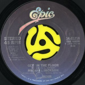 画像2: MICHAEL JACKSON / BEAT IT b/w GET ON THE FLOOR (45's) (2)
