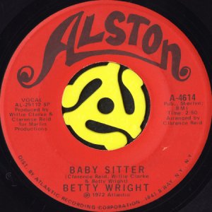 画像1: BETTY WRIGHT / BABY SITTER (45's) (1)