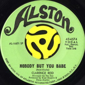 画像1: CLARENCE REID / NOBODY BUT YOU BABE (45's) (1)