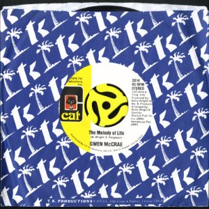 画像3: GWEN McCRAE / THE MELODY OF LIFE b/w THE JOY (45's) (3)