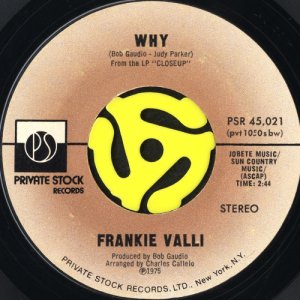 画像2: FRANKIE VALLI / SWEARIN' TO GOD (45's) (2)