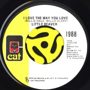 画像1: LITTLE BEAVER / I LOVE THE WAY YOU LOVE b/w MIAMI GIRL (45's) (1)