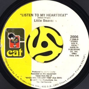 画像2: LITTLE BEAVER / WE THREE b/w LISTEN TO MY HEARTBEAT (45's) (2)