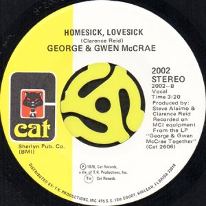 画像2: GEORGE & GWEN McCRAE / WINNERS TOGETHER OR LOSERS APART (45's) (2)