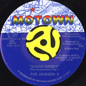 画像1: THE JACKSON 5 / SUGAR DADDY (45's) (1)