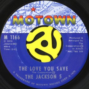 画像1: THE JACKSON 5 / THE LOVE YOU SAVE (45's) (1)