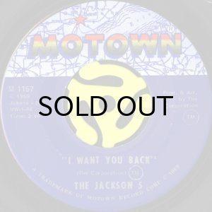 画像1: THE JACKSON 5 / I WANT YOU BACK (45's) (1)