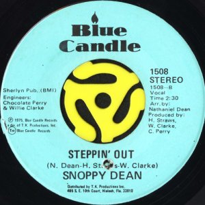 画像2: SNOOPY DEAN / LADY LADY LADY b/w STEPPIN' OUT (45's) (2)