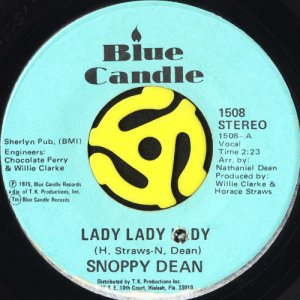 画像1: SNOOPY DEAN / LADY LADY LADY b/w STEPPIN' OUT (45's) (1)