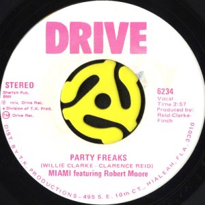 画像1: MIAMI featuring ROBERT MOORE / PARTY FREAKS (45's) (1)