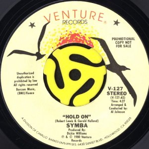 画像2: SYMBA / HOLD ON (45's) (PROMO) (2)