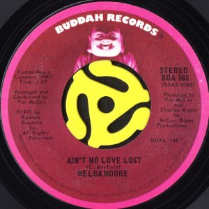 画像1: MELBA MOORE / AIN'T NO LOVE LOST (45's) (1)