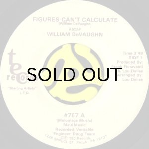 画像1: WILLIAM DEVAUGHN / FIGURES CAN'T CALCULATE b/w HOLD-ON-TO-LOVE (45's) (1)