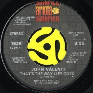 画像2: JOHN VALENTI / ANYTHING YOU WANT (45's) (2)
