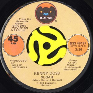 画像1: KENNY DOSS / SUGAR (45's) (1)