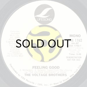 画像1: THE VOLTAGE BROTHERS / FEELING GOOD (45's) (WHITE PROMO) (1)