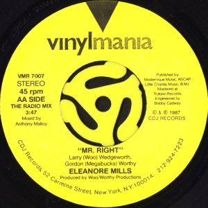 画像2: ELEANORE MILLS / MR. RIGHT (45's) (2)
