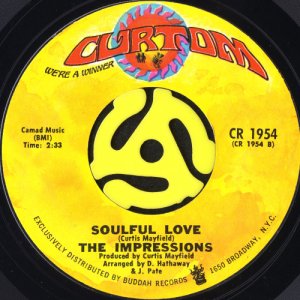 画像2: THE IMPRESSIONS / (BABY) TURN ON TO ME b/w SOULFUL LOVE (45's) (2)