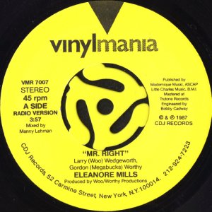 画像1: ELEANORE MILLS / MR. RIGHT (45's) (1)
