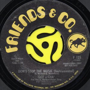 画像2: GOT-CHA' / DON'T STOP THE MUSIC (45's) (2)
