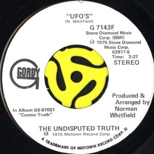 画像2: THE UNDISPUTED TRUTH / UFO'S (45's) (WHITE PROMO) (2)