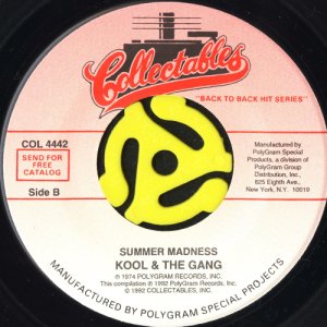 画像1: KOOL & THE GANG / SUMMER MADNESS (45's) (COLLECTABLES) (1)