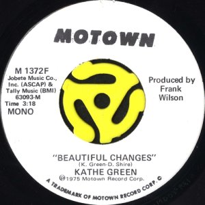 画像1: KATHE GREEN / BEAUTIFUL CHANGES (45's) (WHITE PROMO) (1)