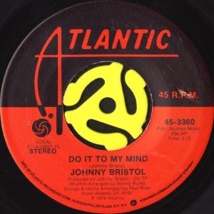 画像1: JOHNNY BRISTOL / DO IT TO MY MIND (45's) (1)