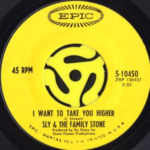 画像2: SLY & THE FAMILY STONE / STAND! b/w I WANT TO TAKE YOU HIGHER (45's) (2)