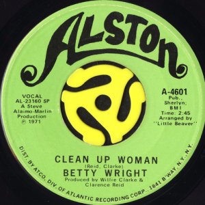 画像1: BETTY WRIGHT / CLEAN UP WOMAN (45's) (1)