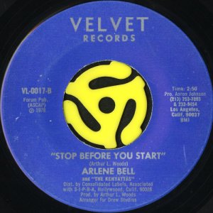 画像2: ARLENE BELL AND THE KENYATTAS / I WANNA BE LOVED b/w STOP BEFORE YOU START (45's) (2)