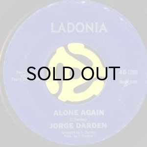 画像1: JORGE DARDEN / ALONE AGAIN b/w PLEASE DON'T STOP THE MUSIC (45's) (1)