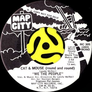 画像1: WE THE PEOPLE / CAT & MOUSE (ROUND AND ROUD) (45's) (WHITE PROMO) (1)