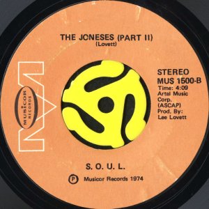 画像2: S.O.U.L. / THE JONESES (45's) (2)