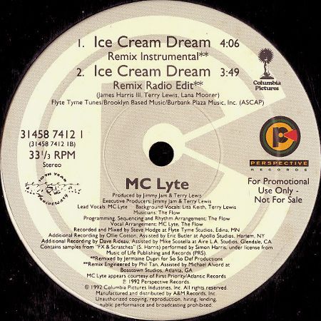 MC Lyte - Ice Cream Dreamオールドスクールラップ