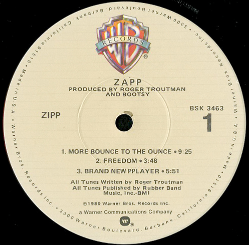 ZAPP / SAME - Breakwell Records