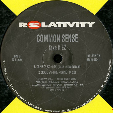 COMMON SENSE / TAKE IT EZ - Breakwell Records