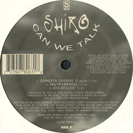 SHIRO / CAN WE TALK - Breakwell Records