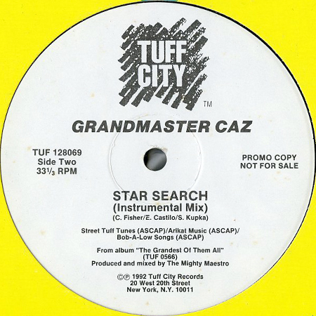 Grandmaster Caz - Star Search